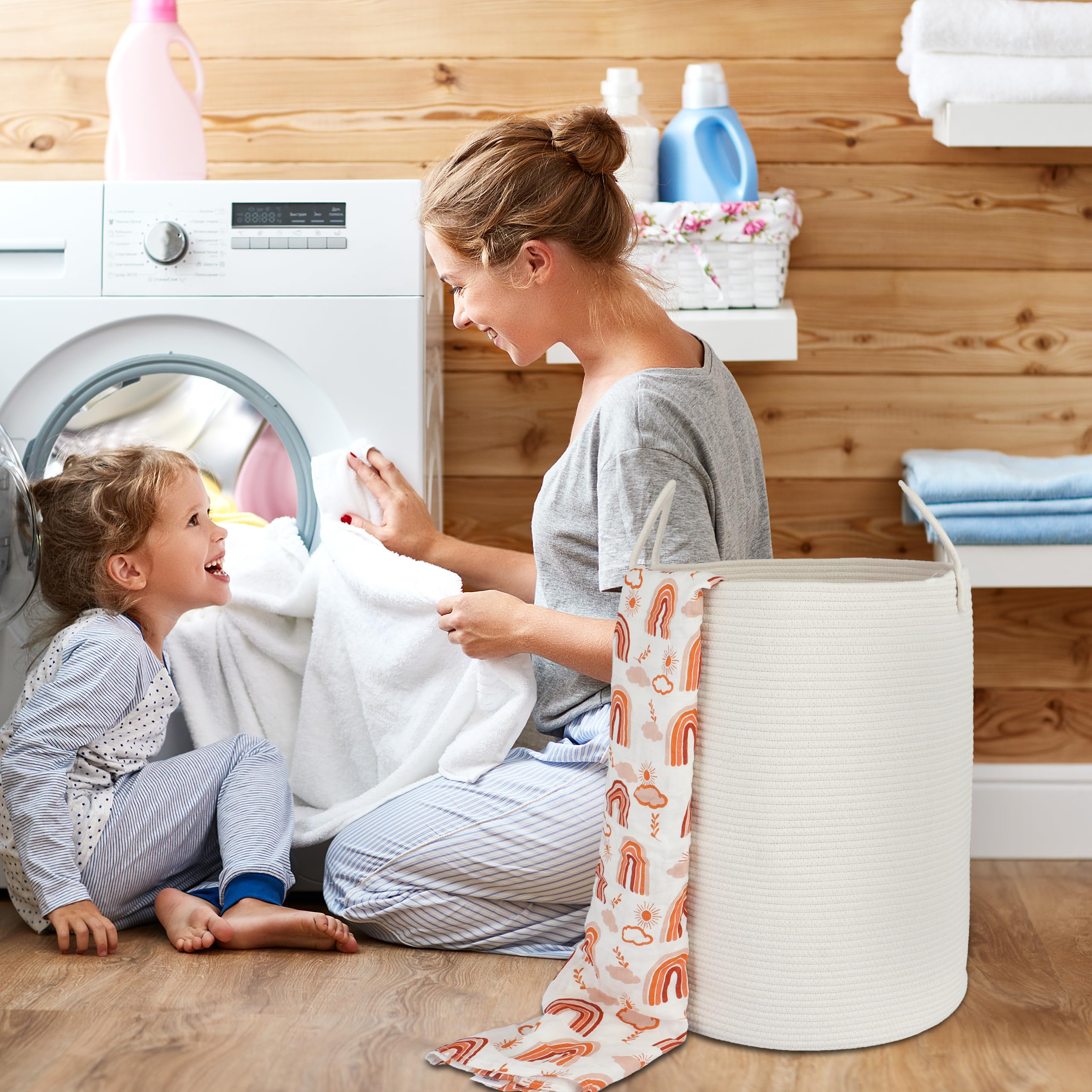 XUANGUO nursery hamper supports baby-friendly organization and easy transport.