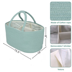 XUANGUO nursery storage basket with multiple compartments for baby items