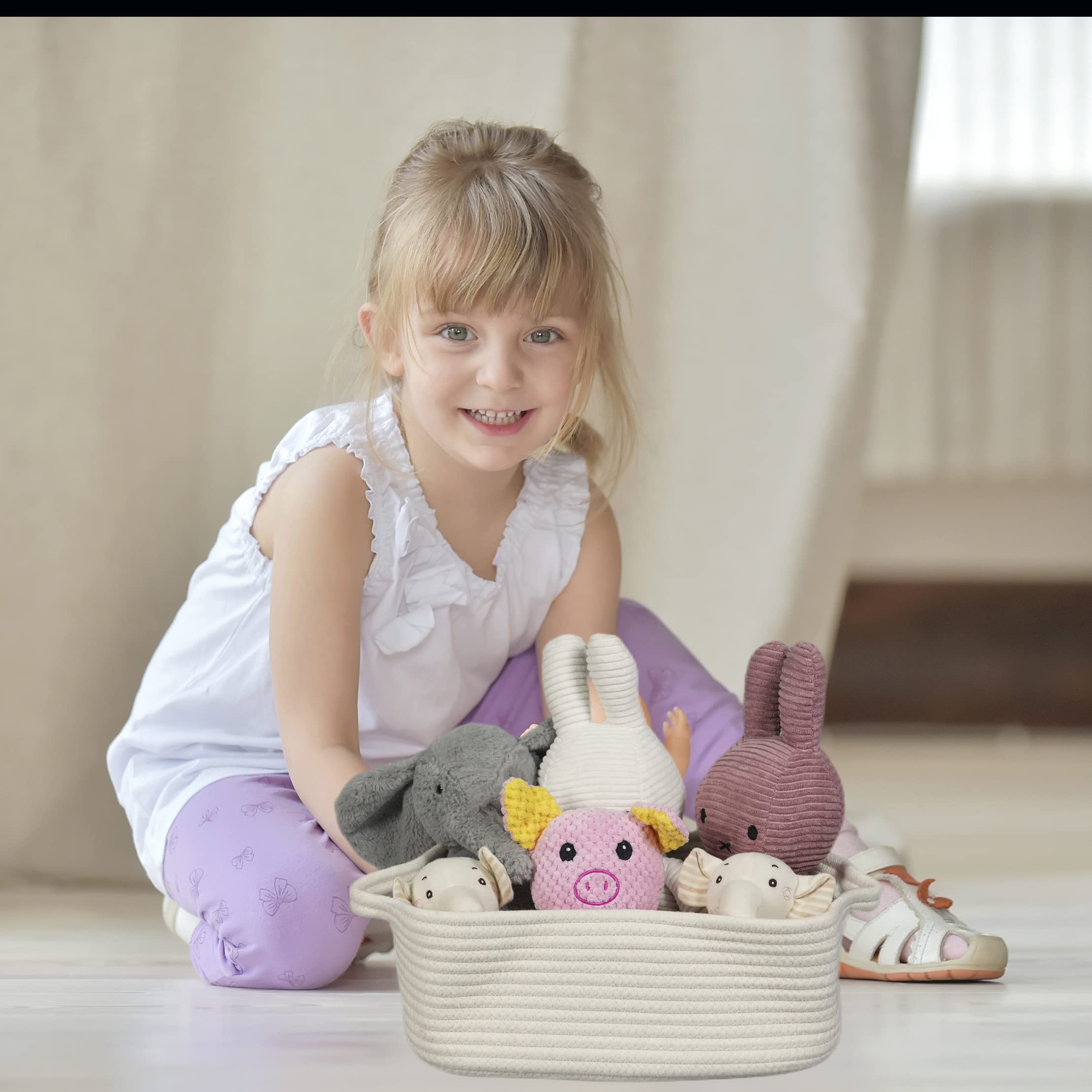 XUANGUO pet toy basket keeping area tidy and furniture safe
