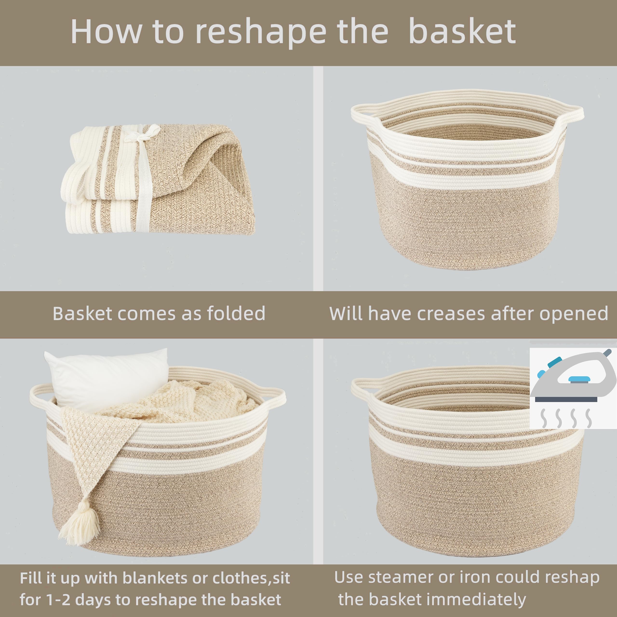 XUANGUO pet toy basket keeps pets' toys organized.