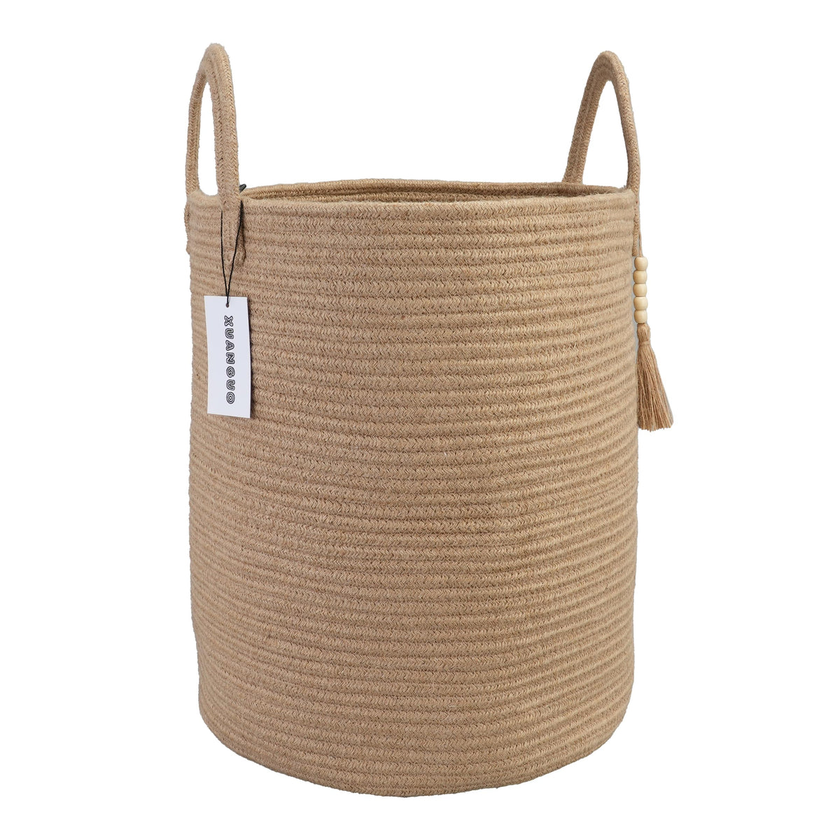XUANGUO rope laundry basket 15d-18h showing large clothes storage