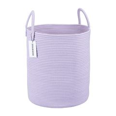 XUANGUO rope laundry basket in 15D x 18H, spacious for towels.