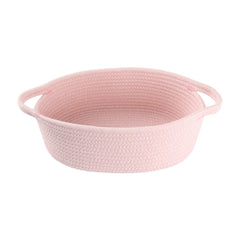 XUANGUO small woven basket with handle ideal for baby nursery storage.
