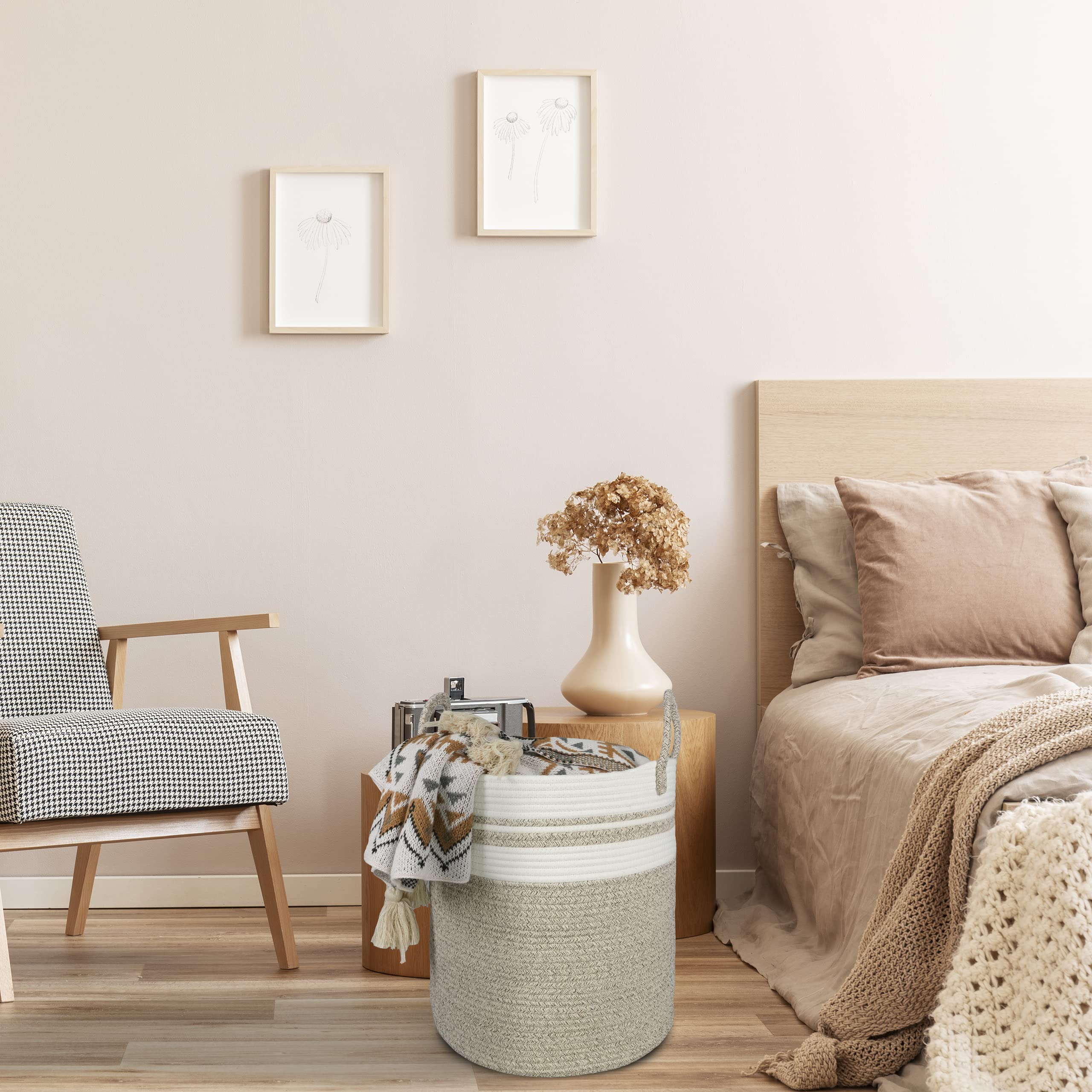 XUANGUO soft cotton rope material is safe for homes with kids and pets.