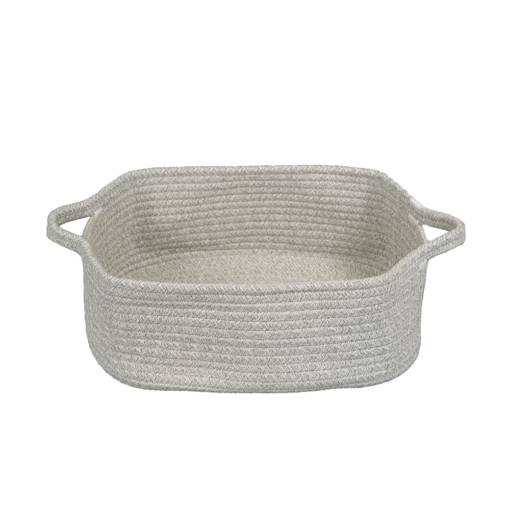 XUANGUO basket with handles on a shelf for tidy storage