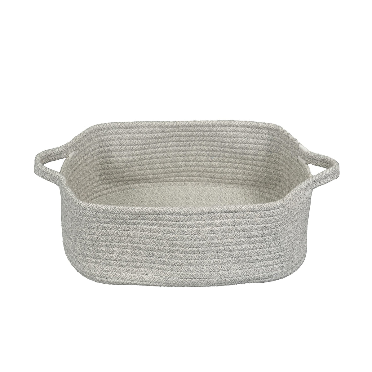XUANGUO basket with handles on a shelf for tidy storage