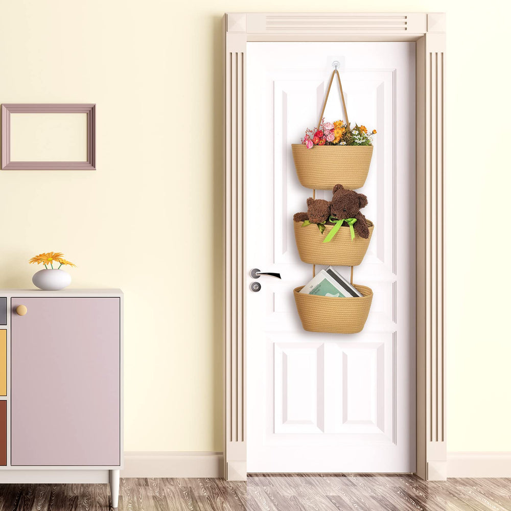Xuhal kitchen and bathroom storage basket organizing everyday items in style