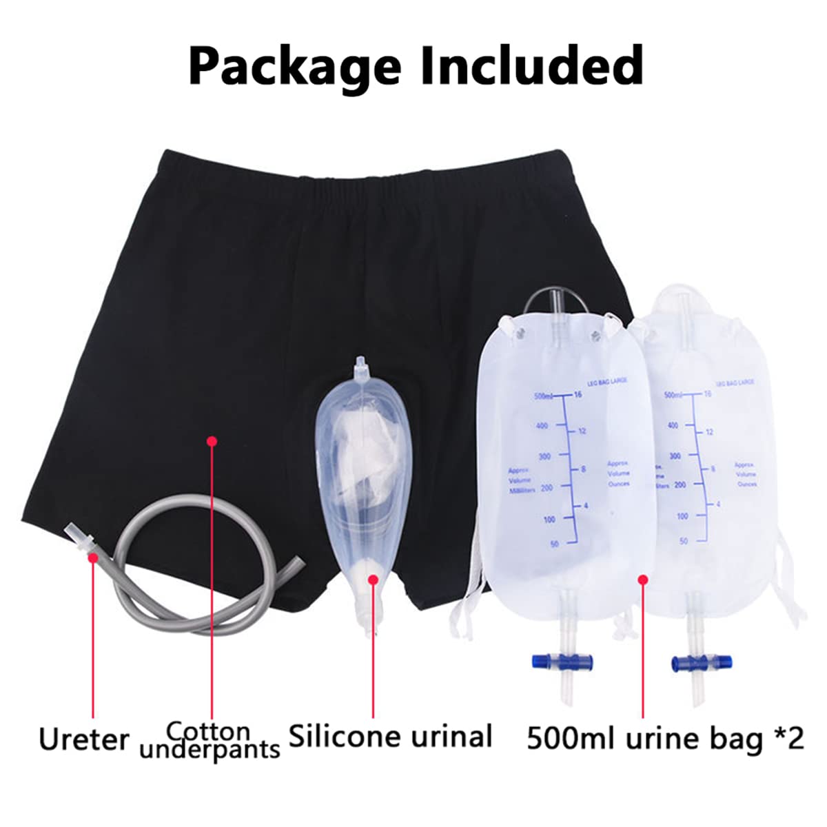 XUIAQZW large capacity urine bags highlight fewer bag swaps