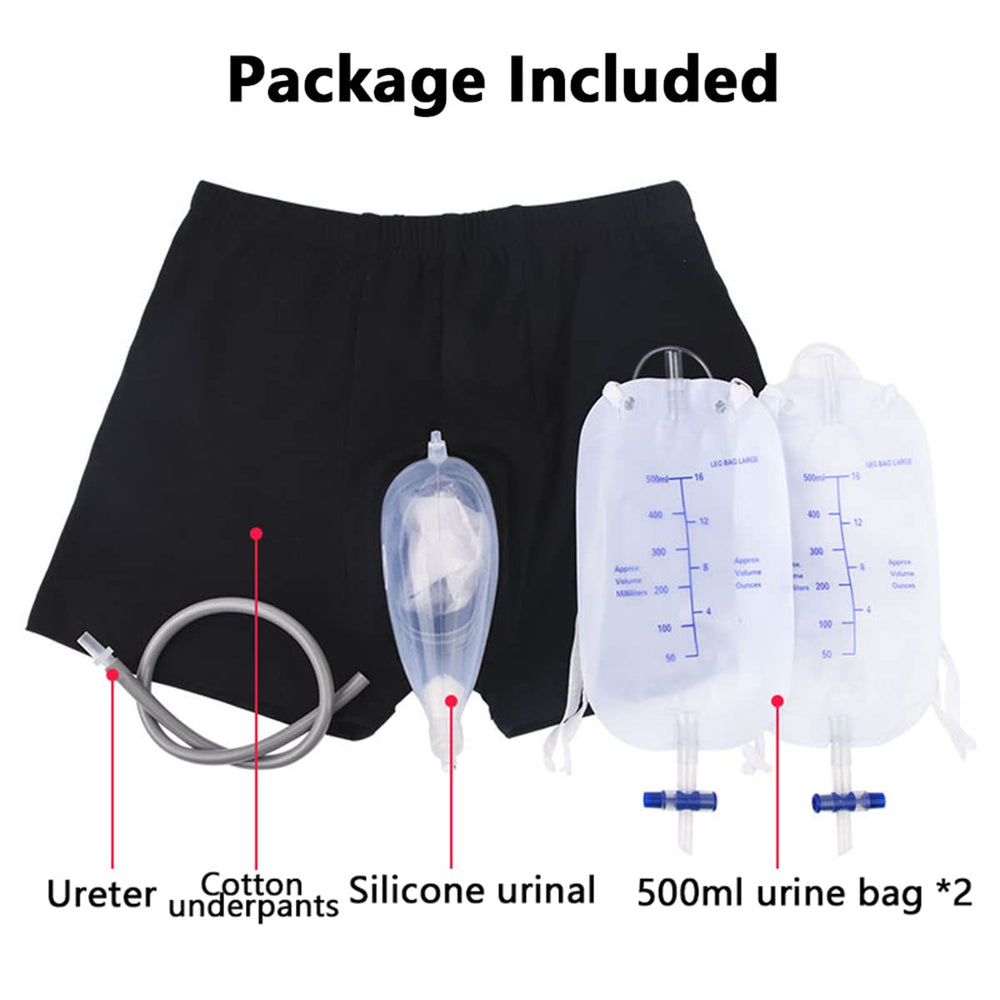 XUIAQZW large capacity urine bags highlight fewer bag swaps