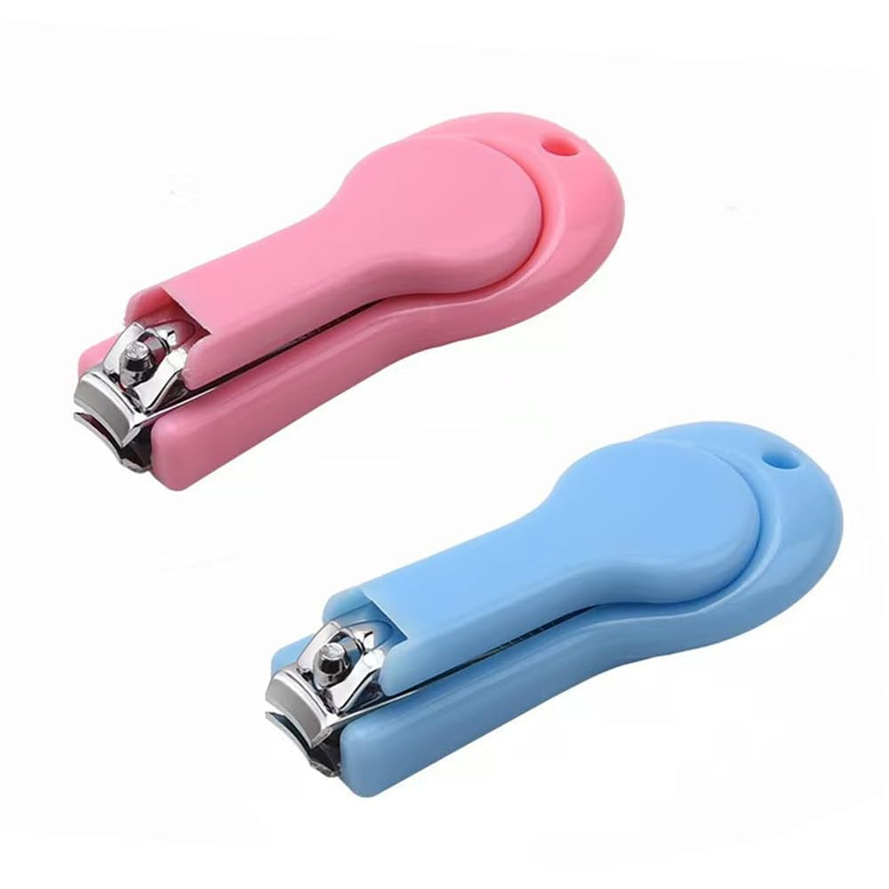 XUJINCN baby nail clippers hand vs toenail use close-up.