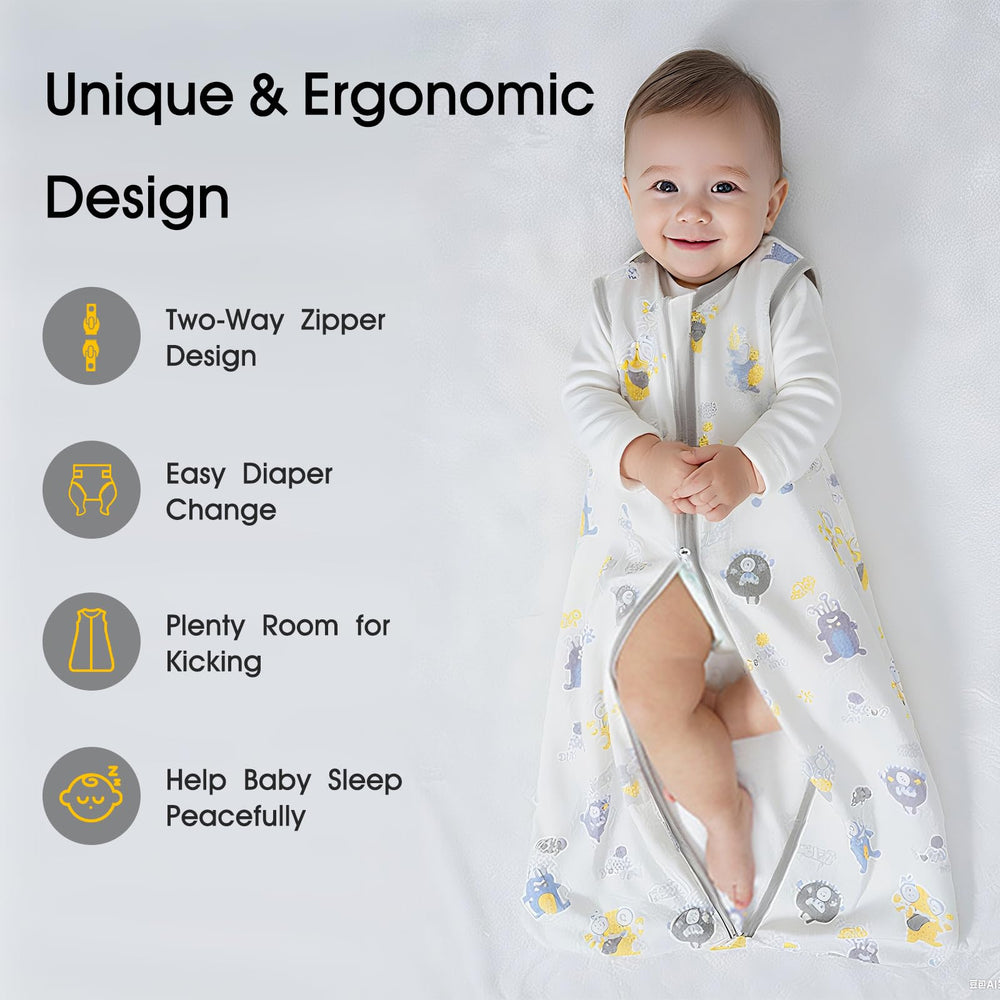 XUNATA inside view shows soft cotton lining for gentle sleep
