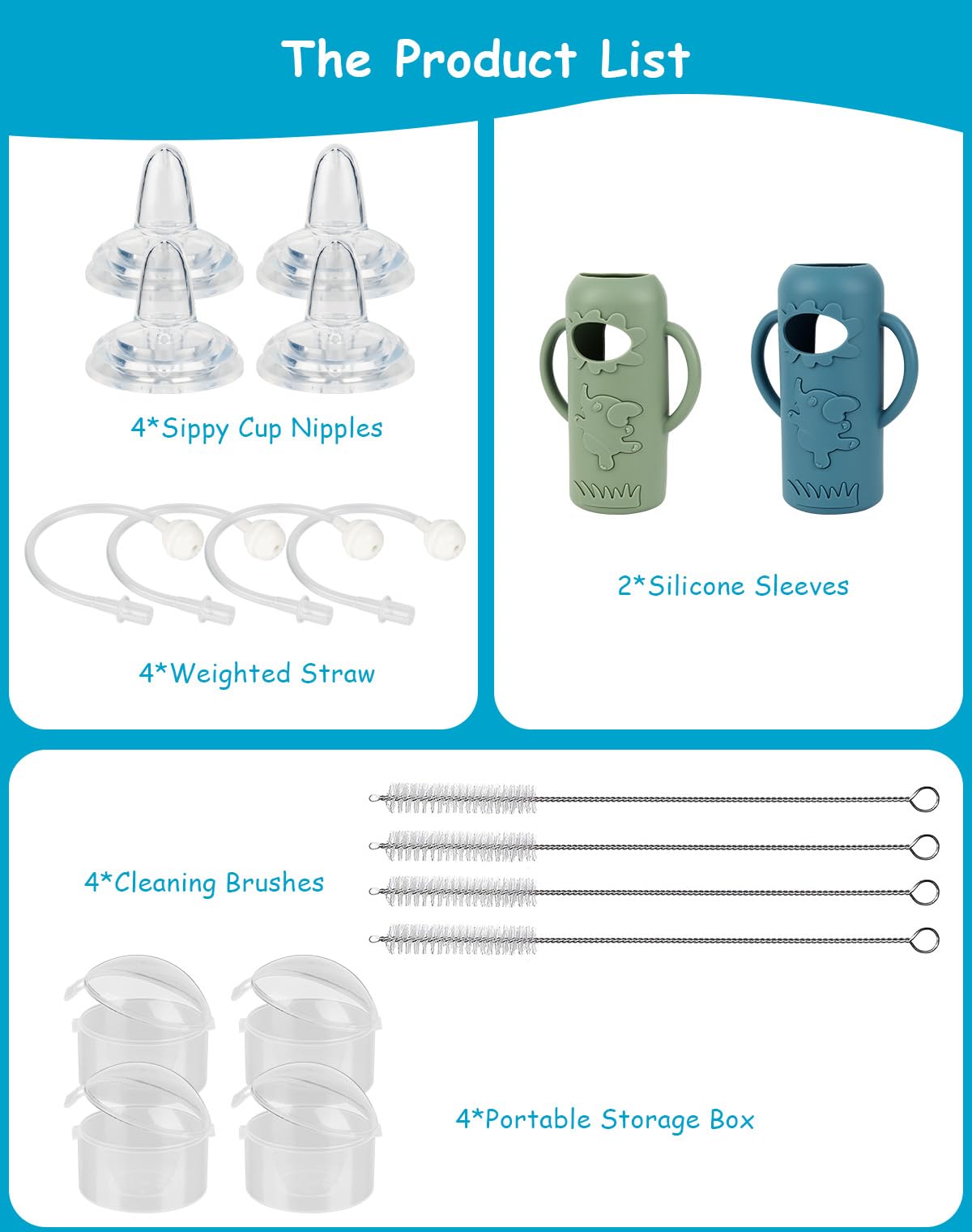 XUNICUTE adjustable-flow straw lets caregivers tailor pace