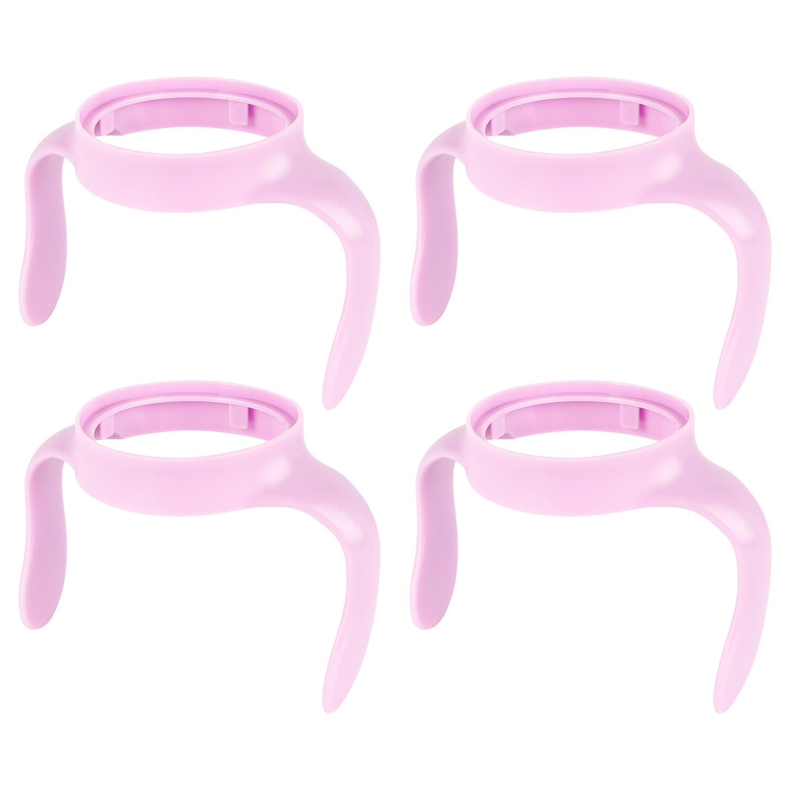 XUNICUTE baby bottle handles purple pack front view shows ergonomic grip for tiny hands.
