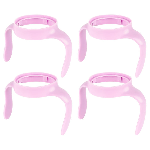 XUNICUTE baby bottle handles purple pack front view shows ergonomic grip for tiny hands.