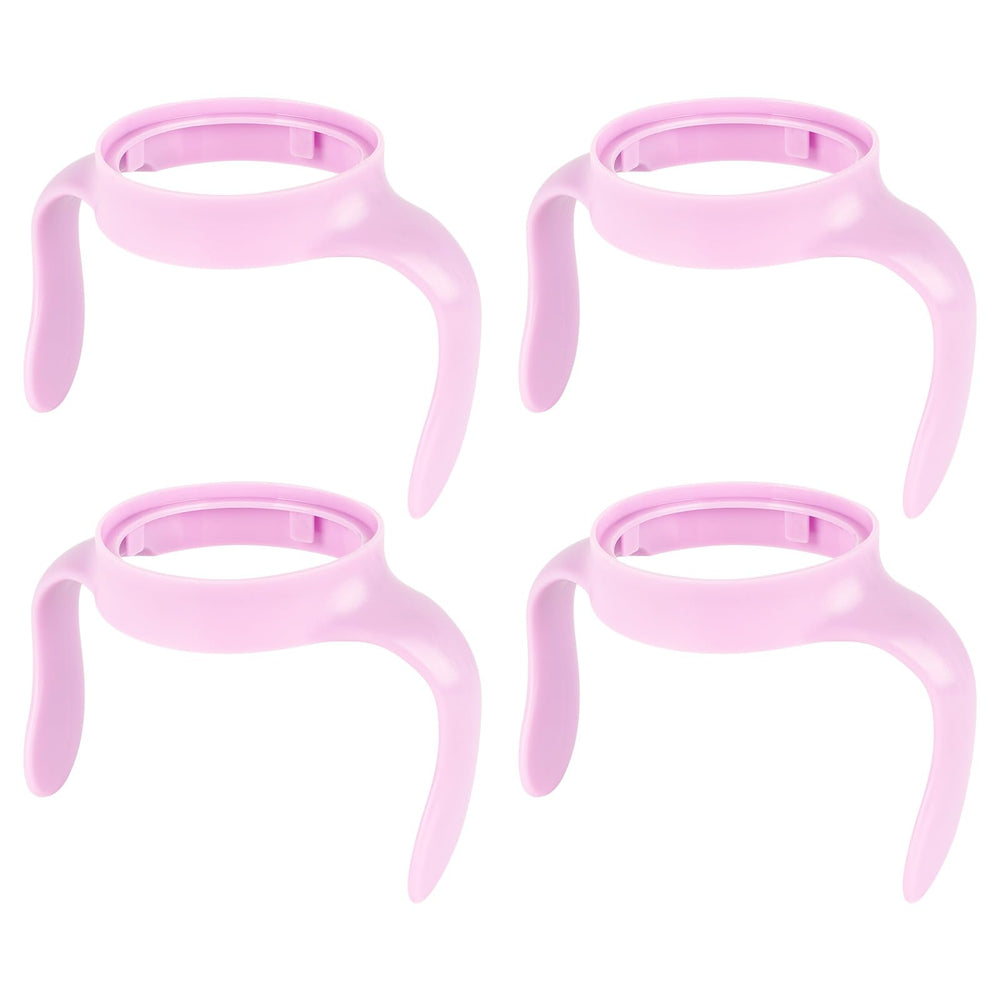XUNICUTE baby bottle handles purple pack front view shows ergonomic grip for tiny hands.