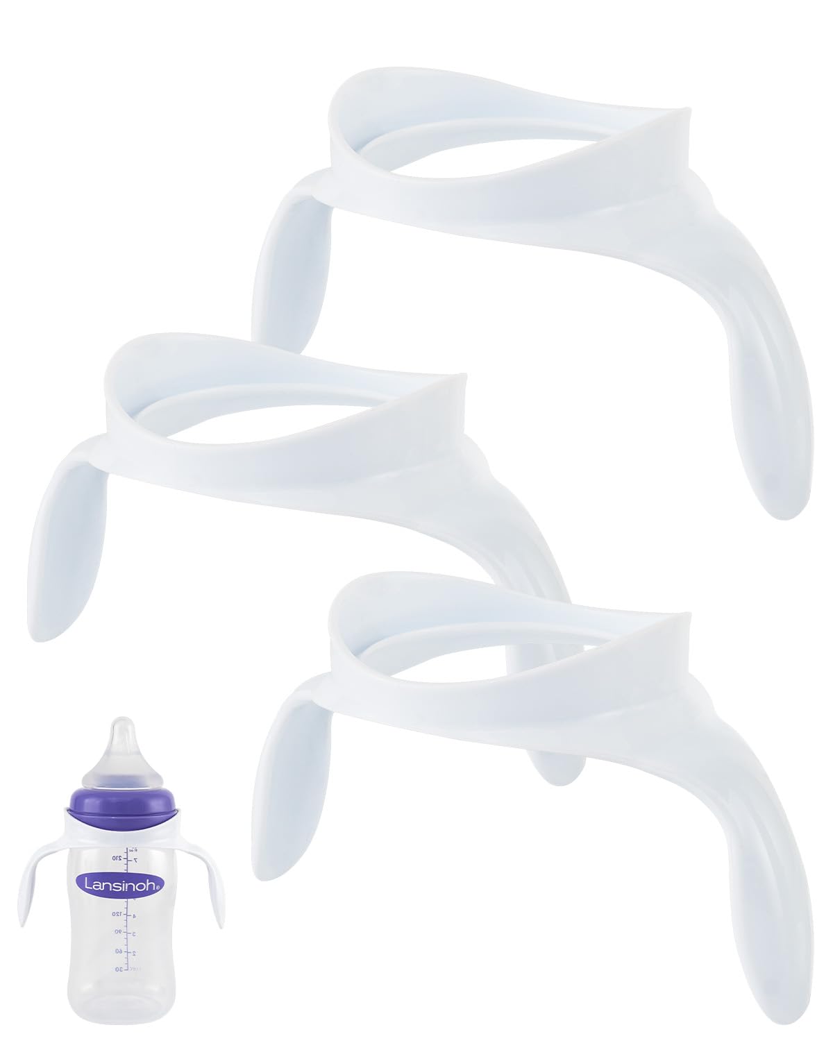 XUNICUTE baby feeding with handles improving grip during bottle feeds.