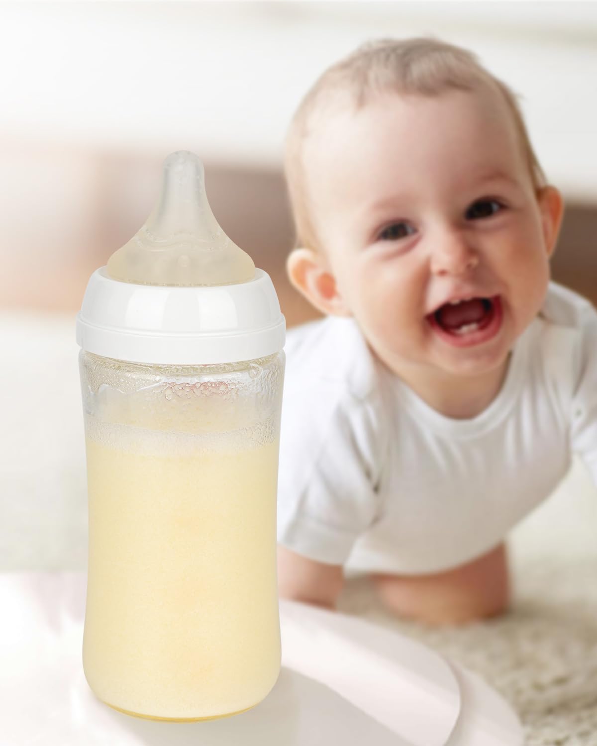 XUNICUTE nipple promotes steady flow that mirrors breastfeeding.