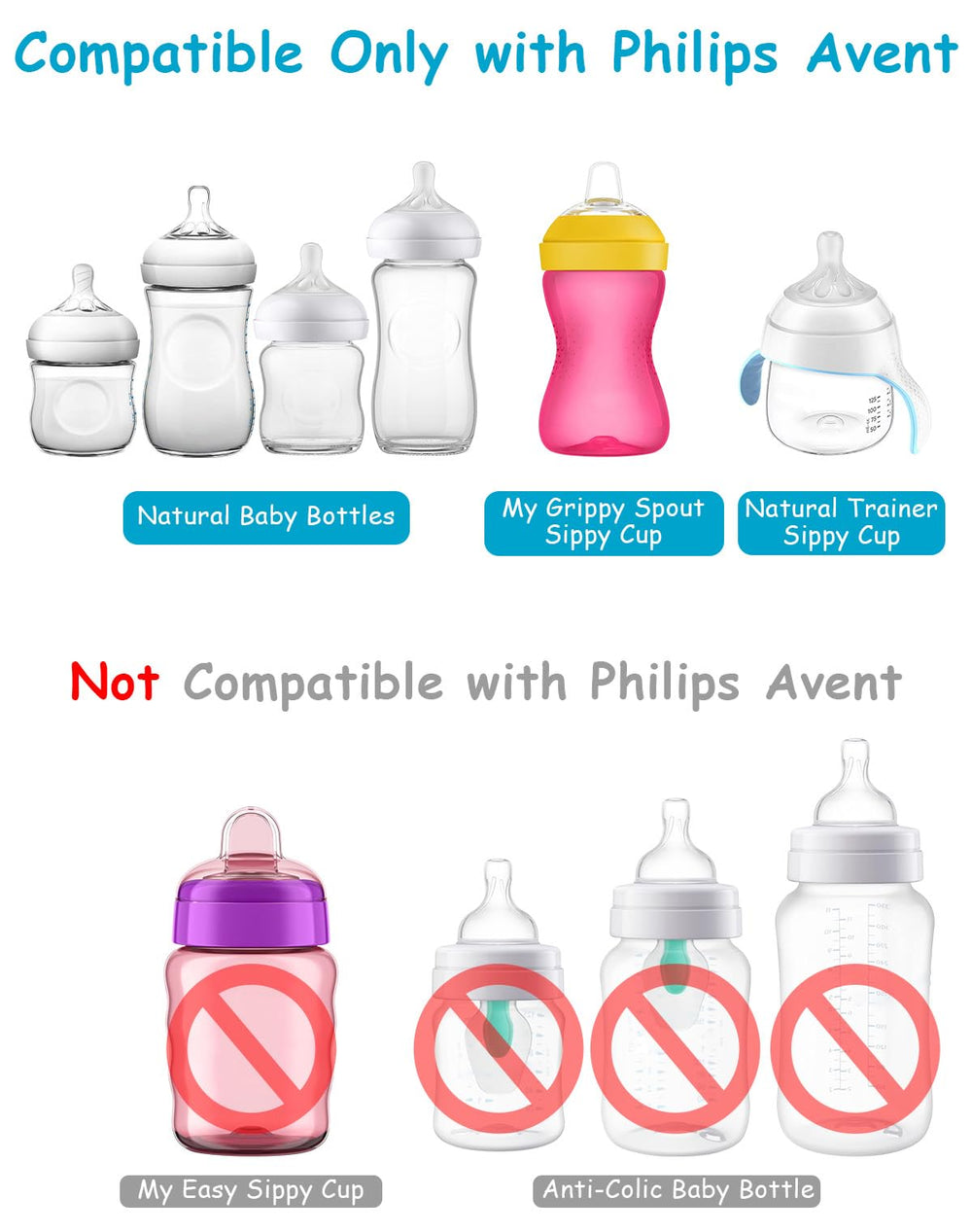 XUNICUTE BPA-free silicone ensures worry-free material safety