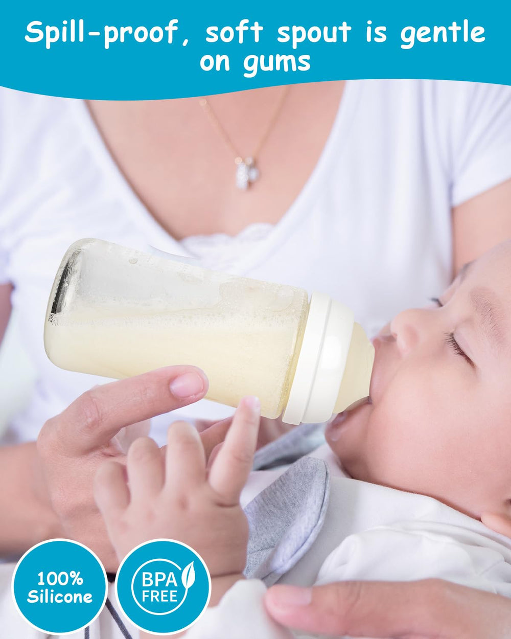 XUNICUTE compatible with Pigeon bottles for seamless feeding.