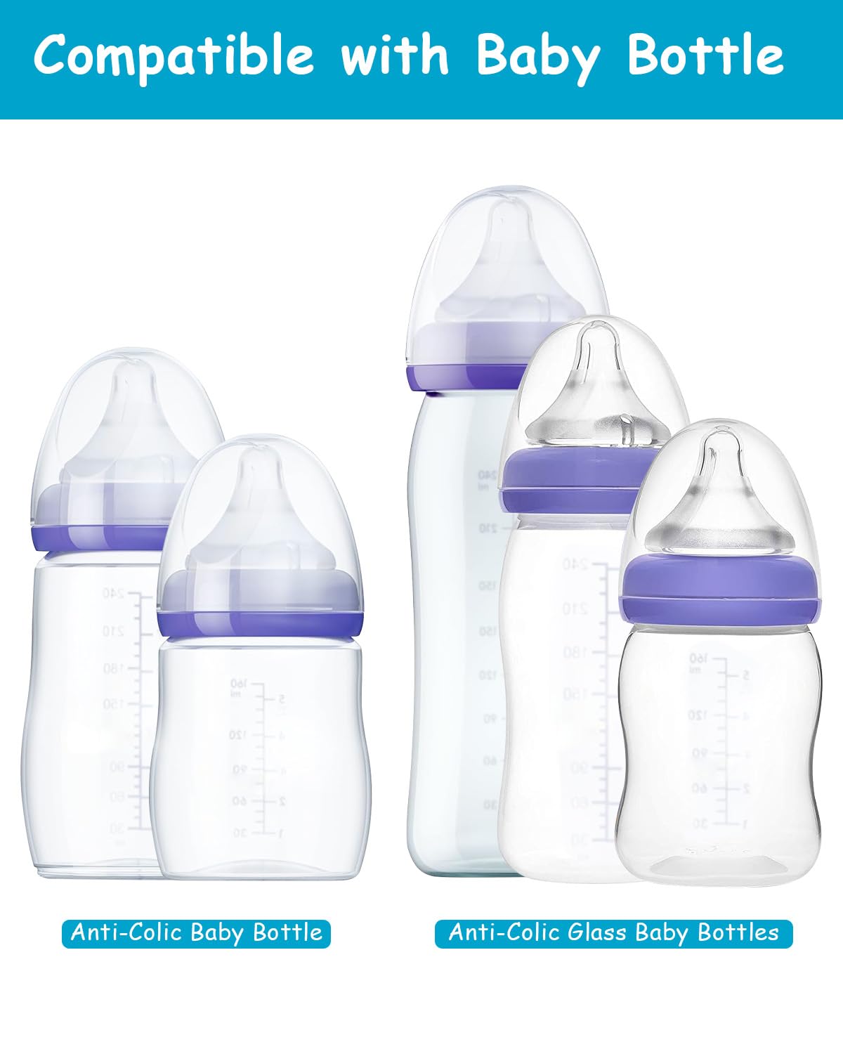 XUNICUTE BPA-free and PVC-free nipple for safe feeding