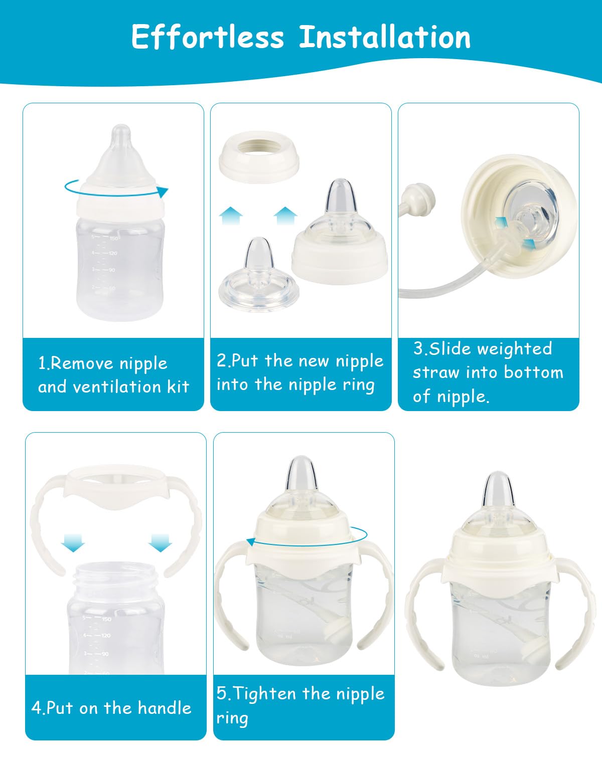 XUNICUTE gentle-on-gums design supports comfy sipping