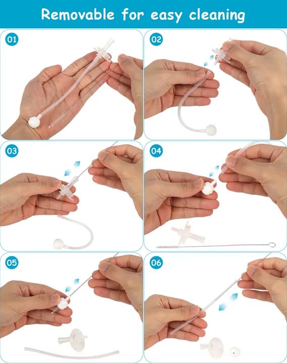 XUNICUTE installation steps simplify swapping to straw cup
