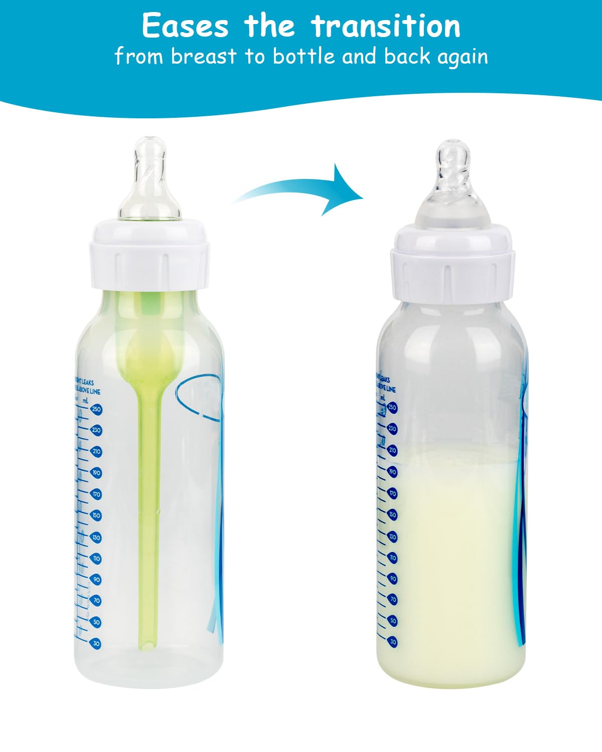 XUNICUTE anti-colic vent reduces swallowed air for calmer feedings