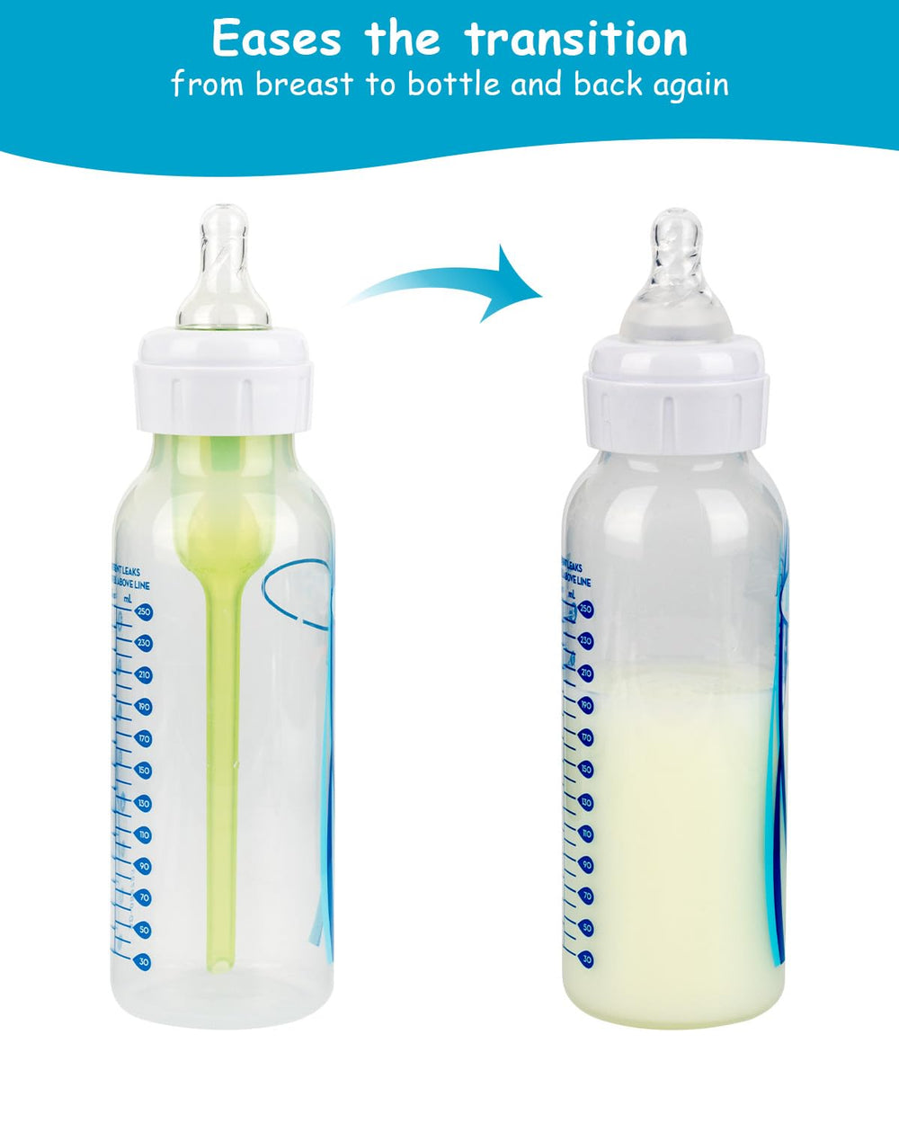 XUNICUTE anti-colic vent reduces swallowed air for calmer feedings