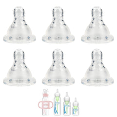 XUNICUTE fast-flow Level 3 nipple for Dr. Brown’s Natural Narrow bottles, promoting steady feeding