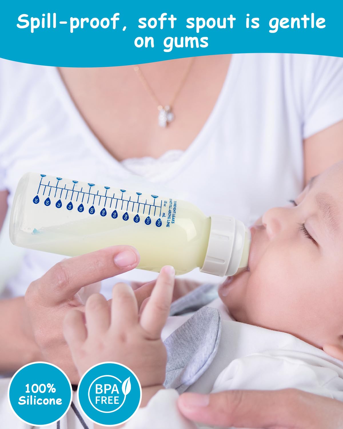 XUNICUTE six-pack Level 3 fast-flow nipples for quick replenishment