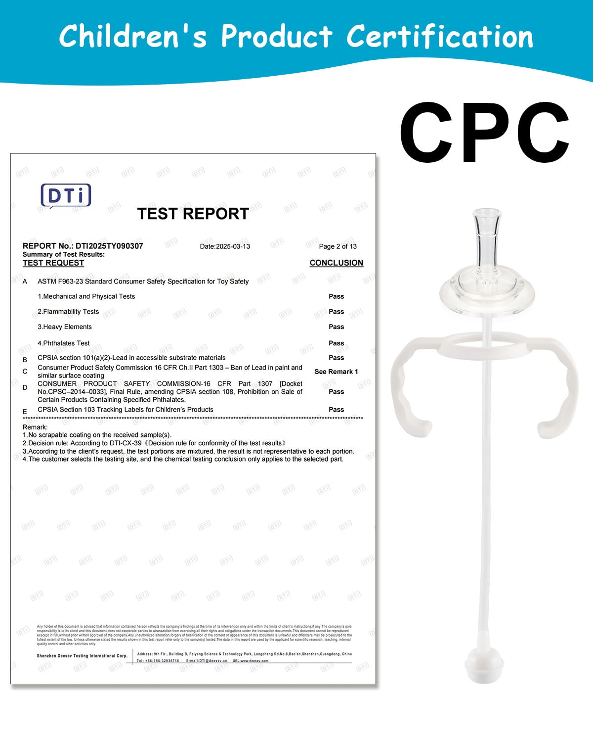 XUNICUTE note clarifies aftermarket item not affiliated with Dr Brown