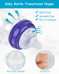 XUNICUTE silicone detail shows soft, durable material for newborn feeding