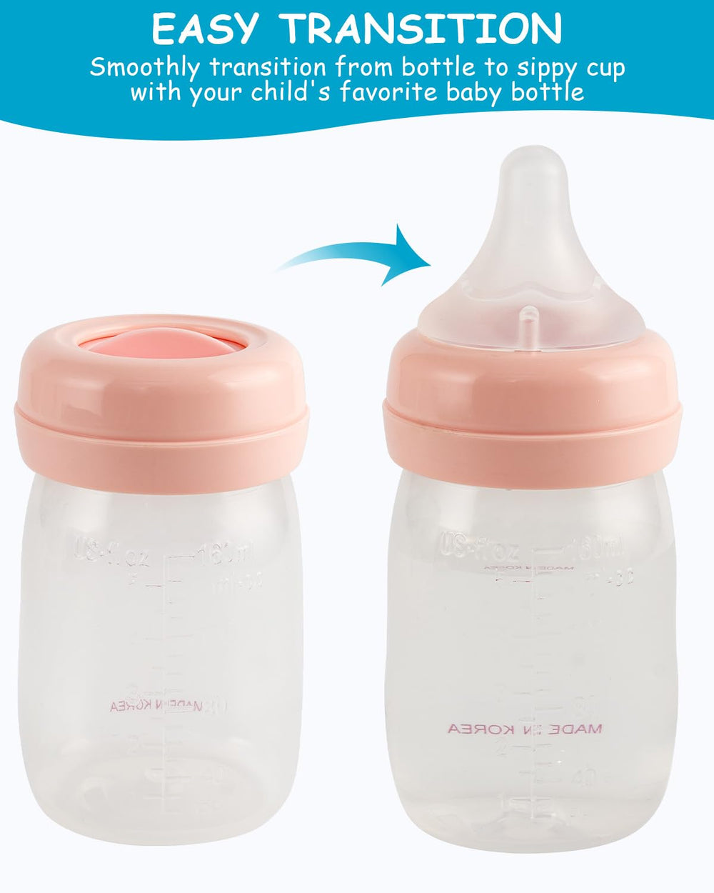 XUNICUTE silicone nipple resting against baby's lips during feeding scene