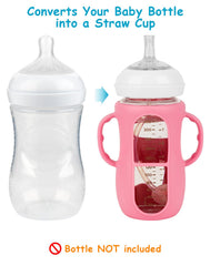 XUNICUTE silicone sleeves for Avent Natural glass bottle providing soft grip