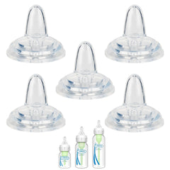 XUNICUTE sippy nipple for Dr. Brown's Narrow Bottle with soft spout for easy transition