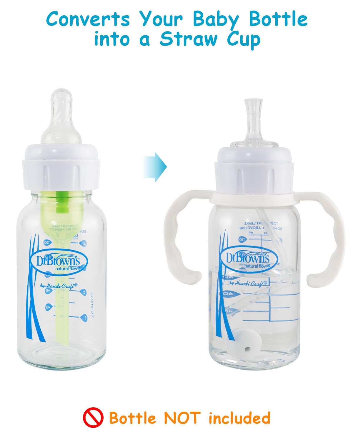 XUNICUTE soft silicone straw top enables gentle transition for baby sipping.