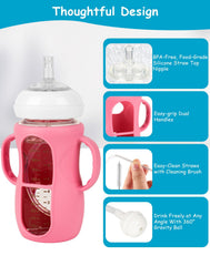 XUNICUTE soft spout nipples offering gentle flow for toddlers