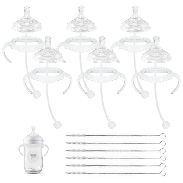 XUNICUTE straw cup soft conversion kit on Philips Avent bottle aids gentle transition