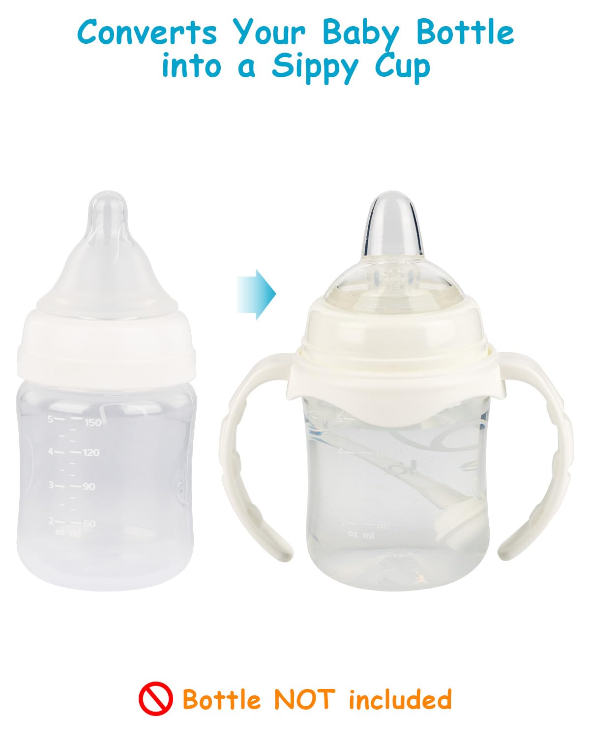 XUNICUTE weighted sippy attachment supports steady flow for toddlers