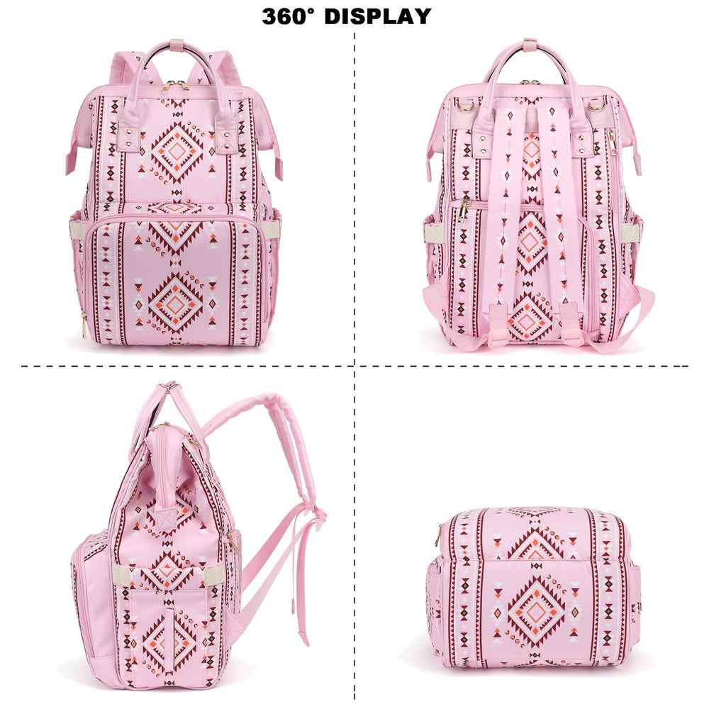 Xunteny diaper bag backpack uses waterproof fabric for easy wipe-clean maintenance.