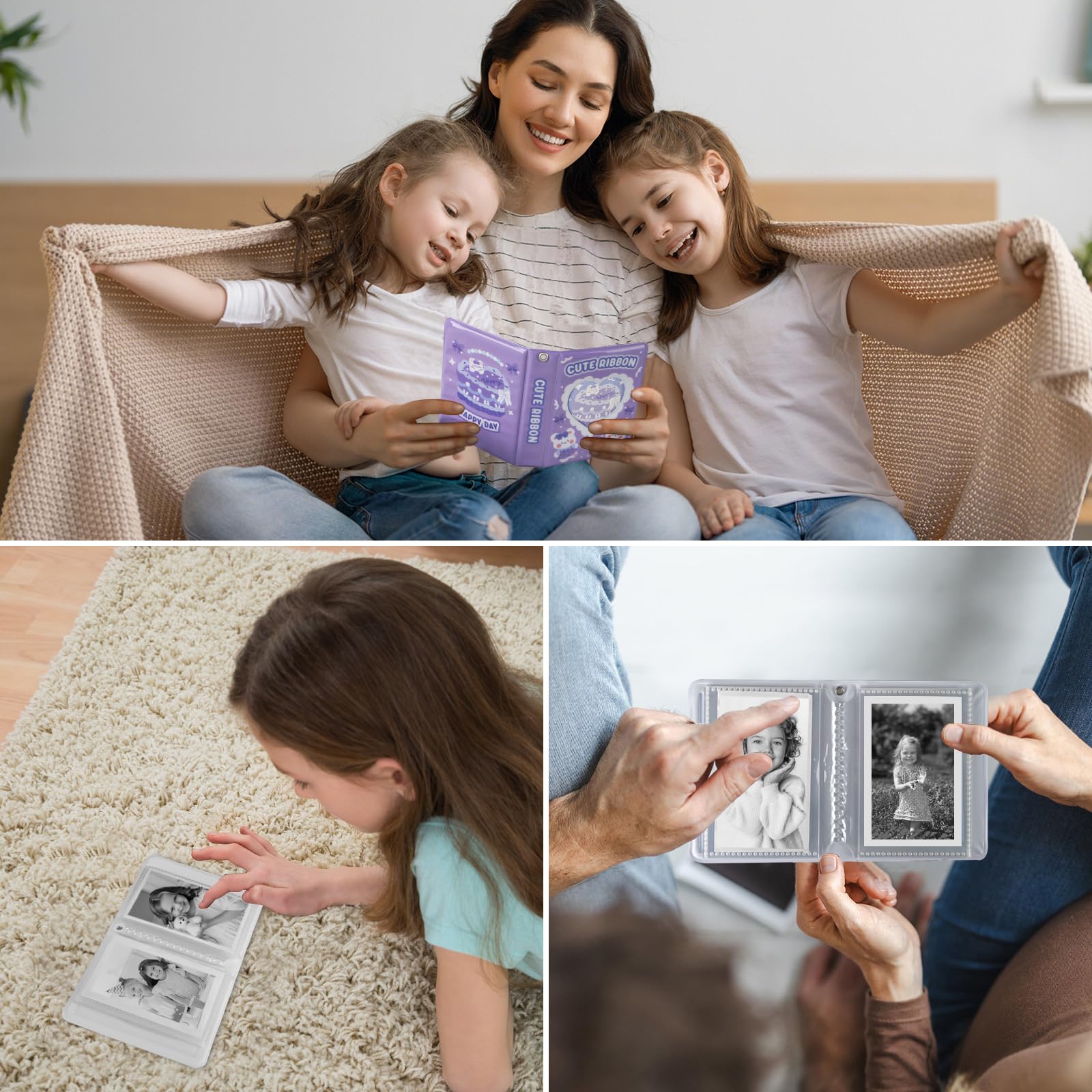 Xuweicn fujifilm instax mini compatible album stores instant memories