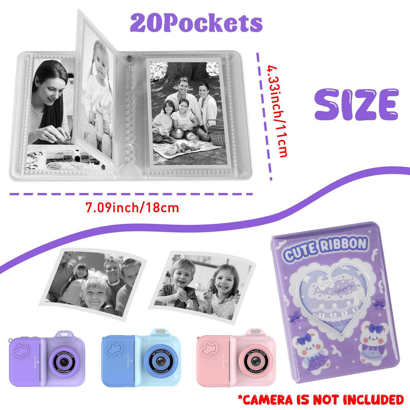 Xuweicn hard-shell pvc cover protecting photos on the go
