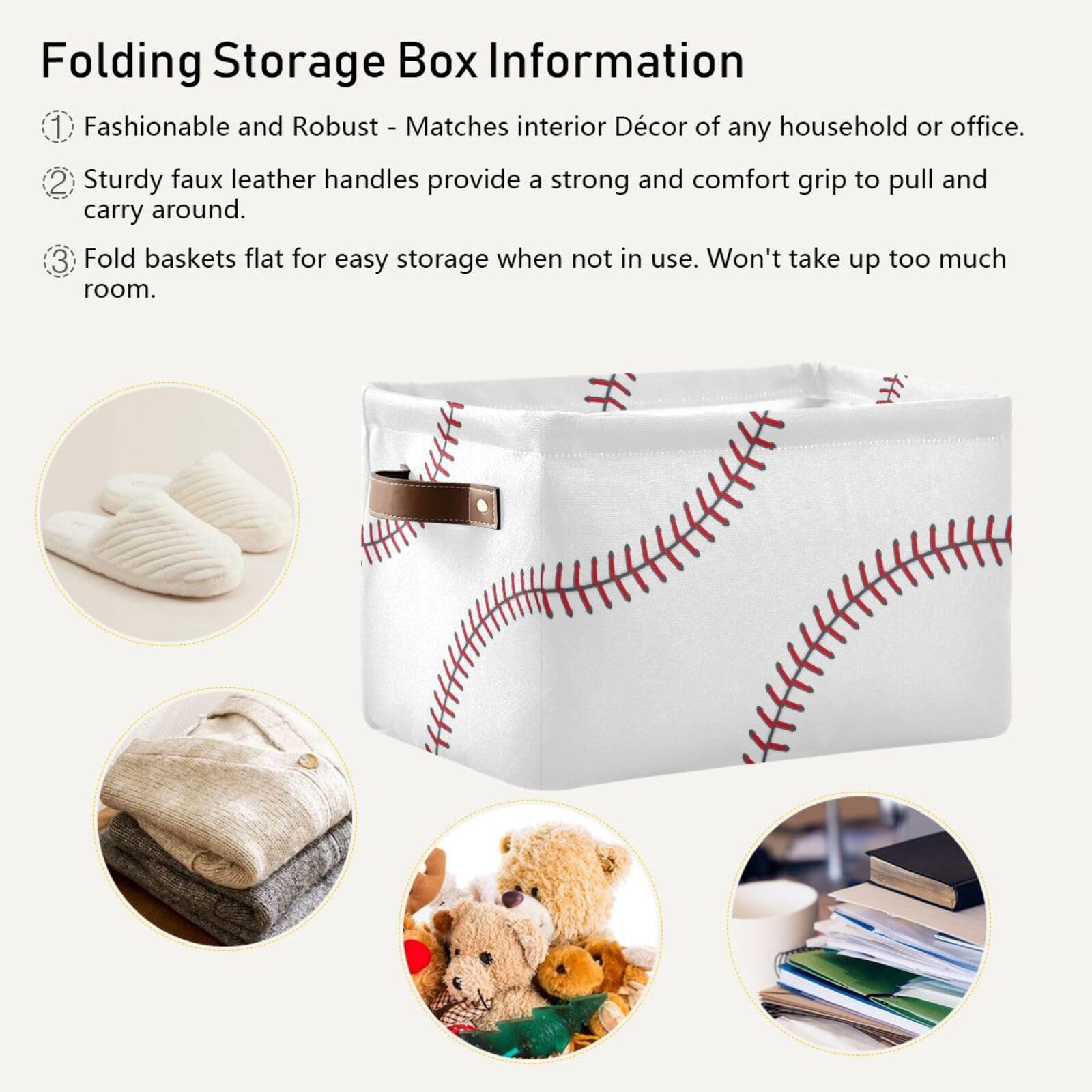 XUWU nursery storage bin sized 14.2 x 10.2 x 8.3 inches
