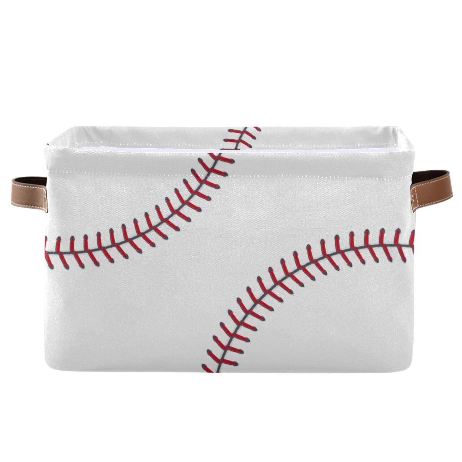XUWU Baseball organizer storage basket with collapsible design for easy shelf organization