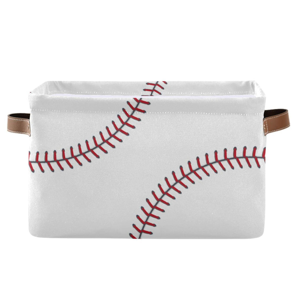 XUWU Baseball organizer storage basket with collapsible design for easy shelf organization