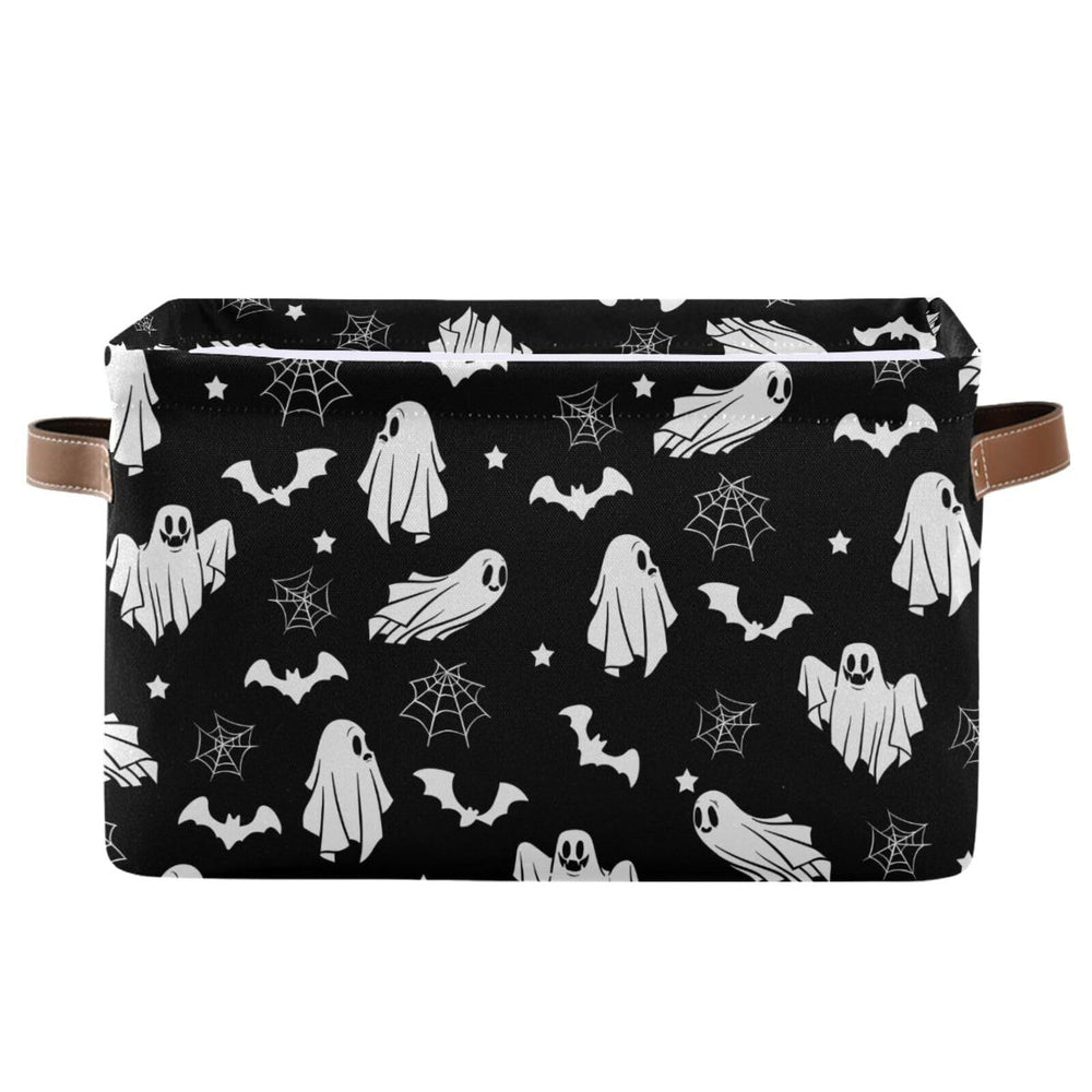 XUWU collapsible basket with happy Halloween design for versatile storage.