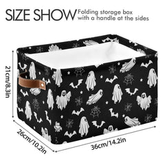 XUWU collapsible basket on shelf saves space when not in use.
