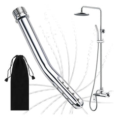 XUYU shower attachment with 17 holes for 360-degree coverage during cleansing