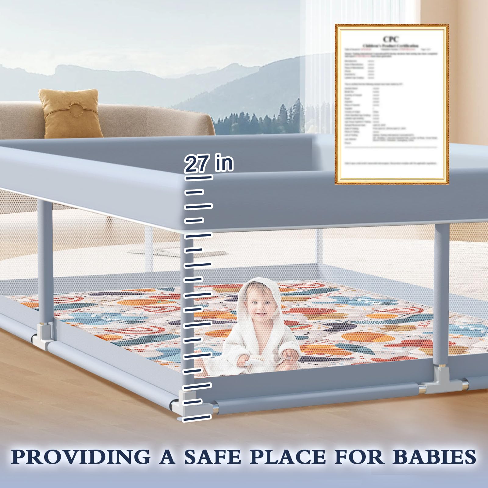 XVISHX 360 vision design lets you monitor your child from any angle.