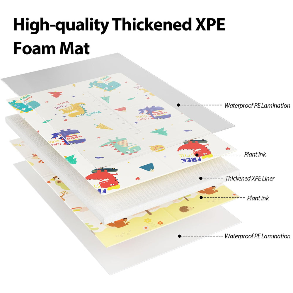 XVISHX waterproof surface is easy to wipe clean after spills and accidents